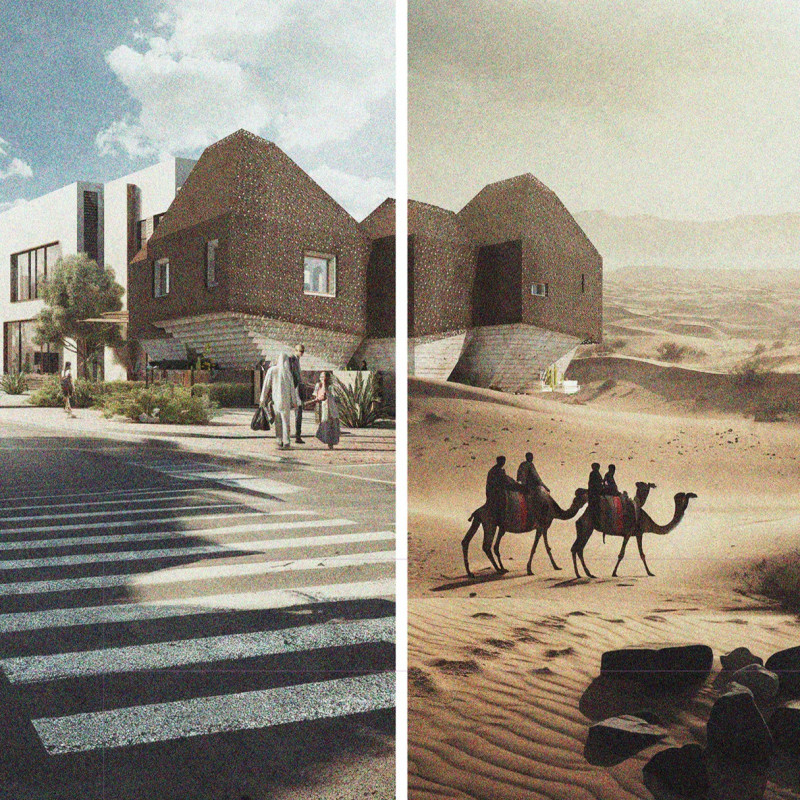 Thermal Mass Integration and Natural Airflow in Modular Desert Residences Using Finite Concrete and Wood Elements