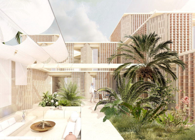 Cross-Laminated Timber Panels and Bamboo Cladding in Sustainable Residential Community Design