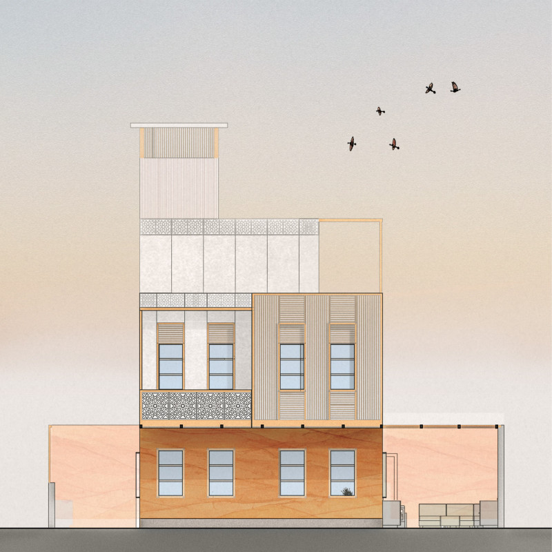 Rammed Earth Walls and Hydroponic Systems Define Sustainable Living in a Climate-Responsive Home