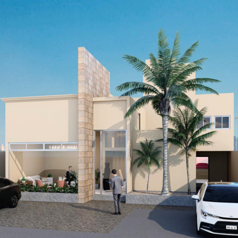 Terracotta Facade Enveloping a Sustainable Residence with Integrated Indoor Garden