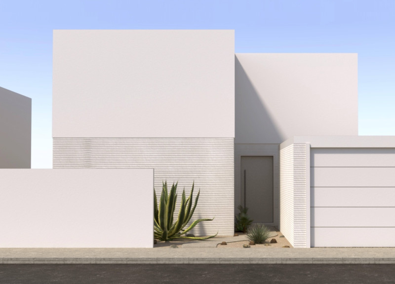 3d-Printed Concrete and Vertical Slats Enhance Natural Ventilation in Sustainable Home Design