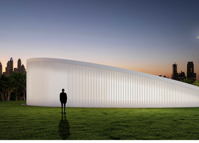 Crescent-Shaped Residence Featuring Photovoltaic Panels and Sustainable Prefabricated Steel Elements