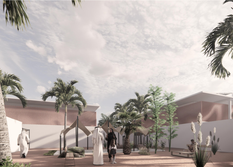 Brick Screens and Passive Cooling in Community-Centric Residential Design