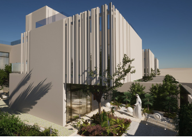 Terracotta Screens and Green Roofs Shape a Sustainable Residential Retreat