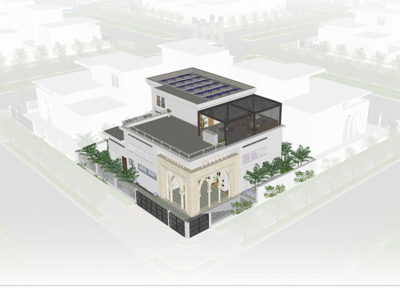 Integrating Coral Stone and Finite Bricks for Sustainable Community Living