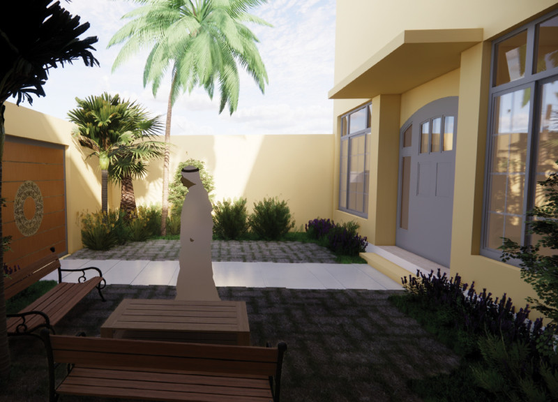 Mycelium Construction and Wind Towers Creating Sustainable Desert Living