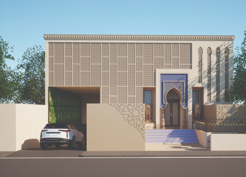 Perforated Screens and Sustainable Solar Panels Defining Modern Family Living in Dubai