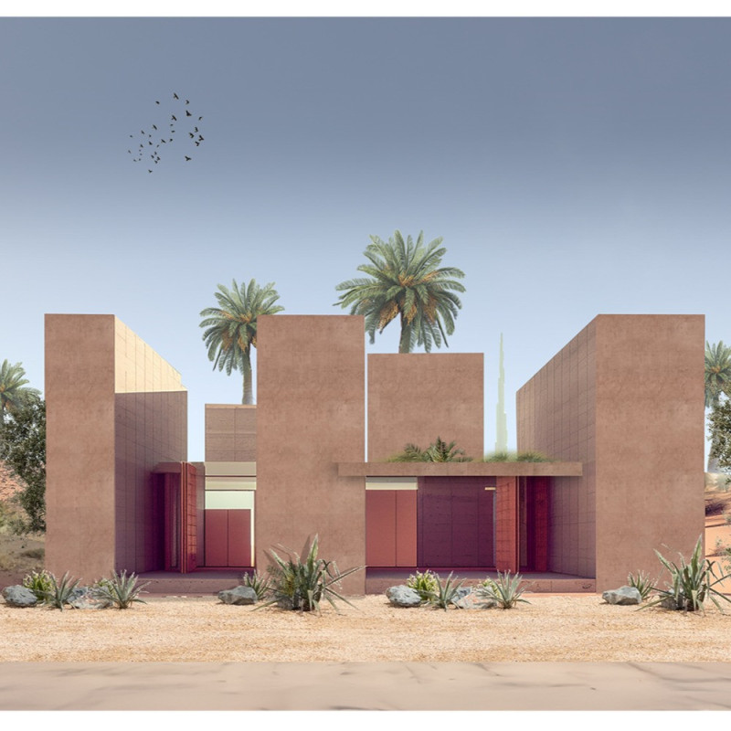 Rammed Earth and Flexible Fabric Panels Enhance Community Living in a Modular Framework