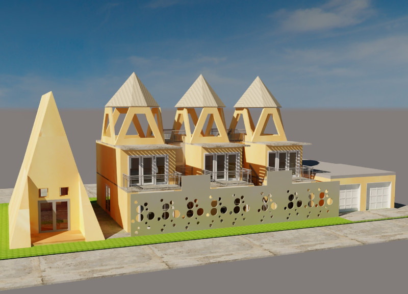 Charred Wooden Shingles and Cross-Laminated Timber Panels Shape a Sustainable Multi-Level Residence