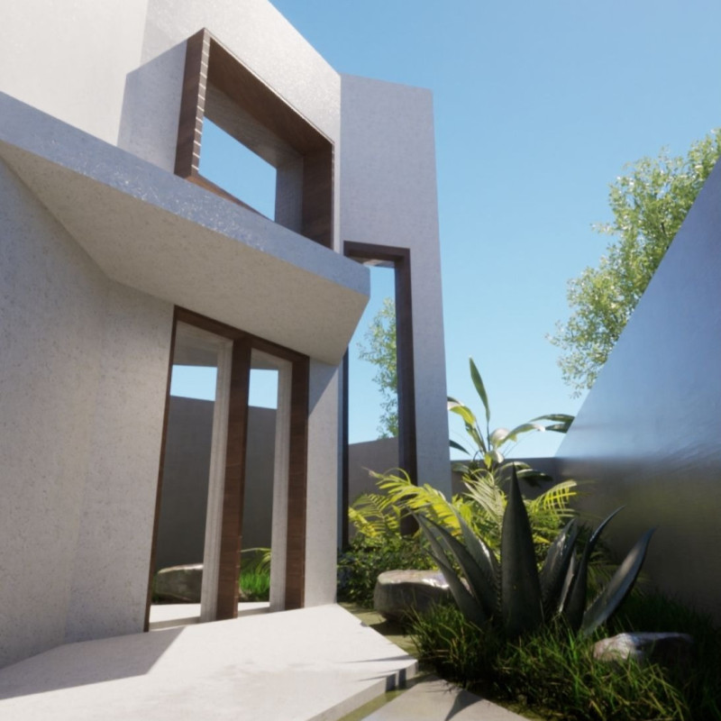 Modular Living with Green Concrete and Multifunctional Terraces