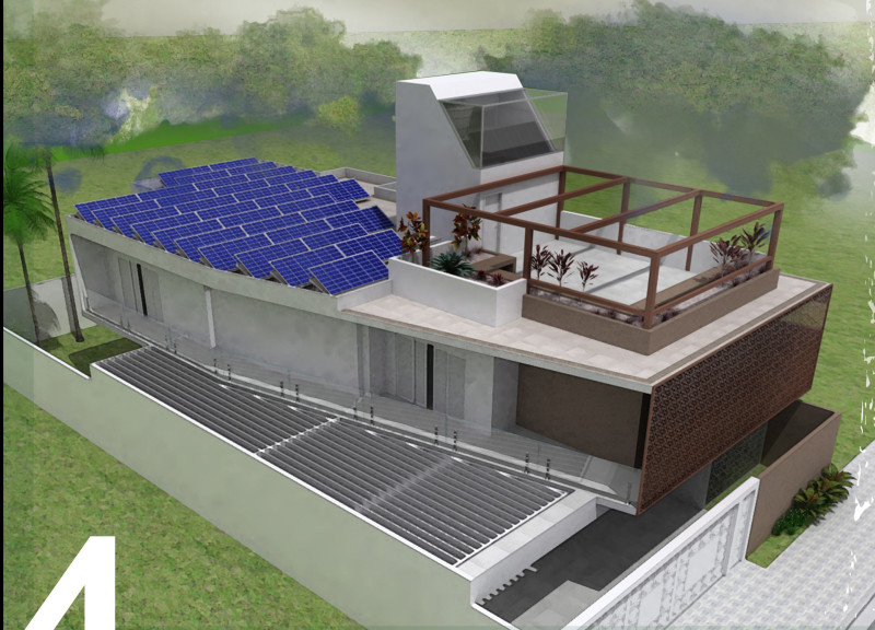 Corten Steel Facades and Green Roofs Elevate Sustainable Residential Living