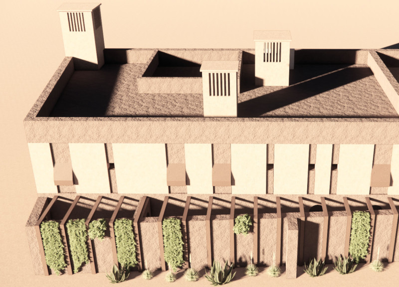 Utilizing Mud and Limestone for Sustainable Desert Living Solutions