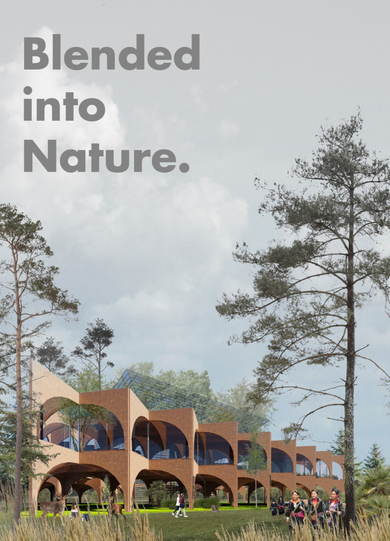 Ceramic Bricks and Green Roofs Create a Sustainable Workspace That Integrates Nature