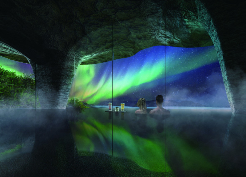 Mgo-Enhanced Spaces Blending Geothermal Pools and Recycled Wood in a Community Hub