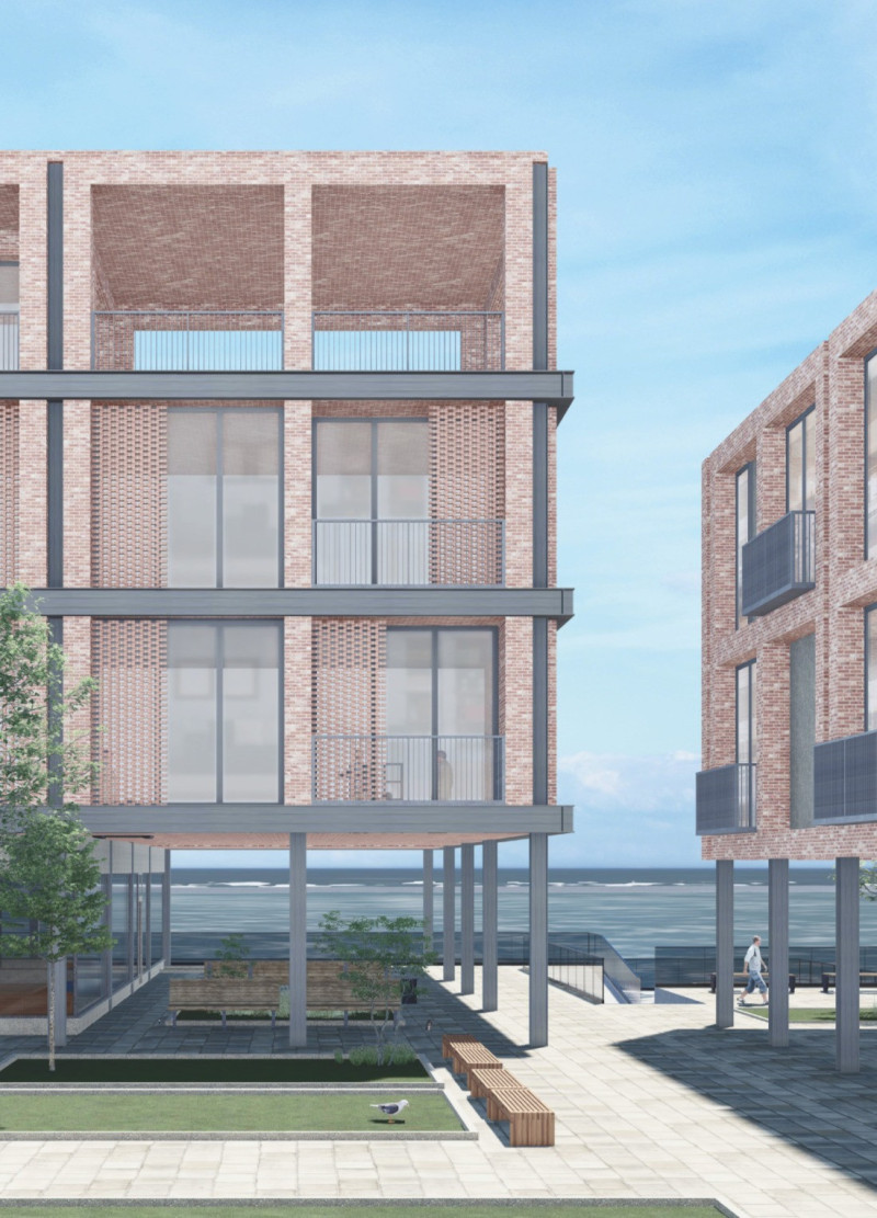 Charred Wooden Shingles and Venetian Brick Creating Community Focused Elderly Housing