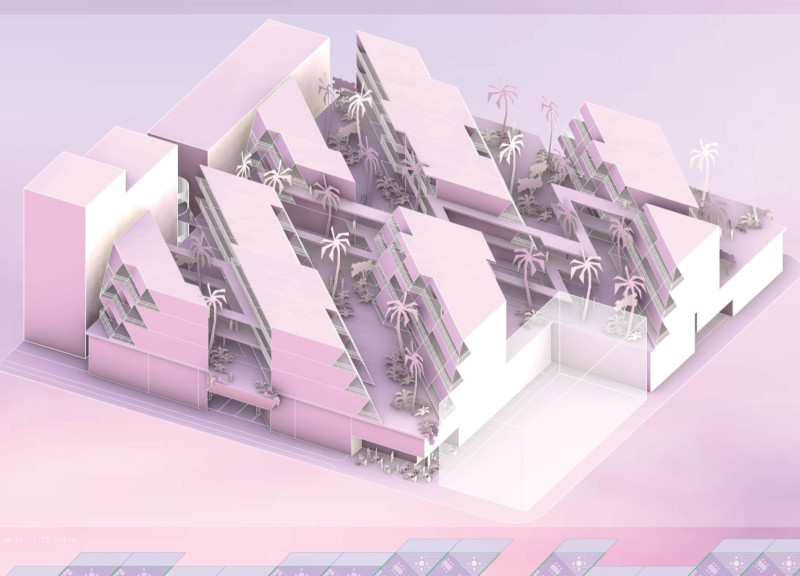 Cross-Laminated Timber Housing with Integrated Community Gardens in an Urban Landscape