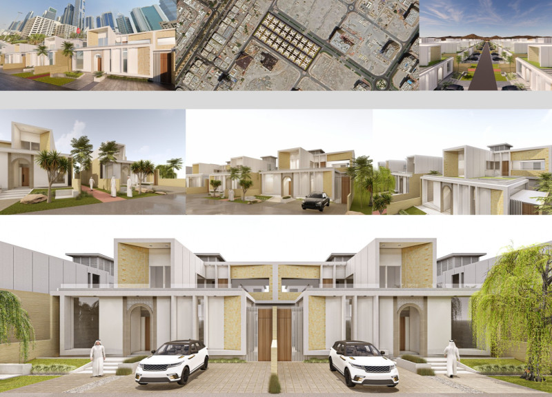 Fluid Shapes and Local Limestone Embrace Sustainability in Desert Living