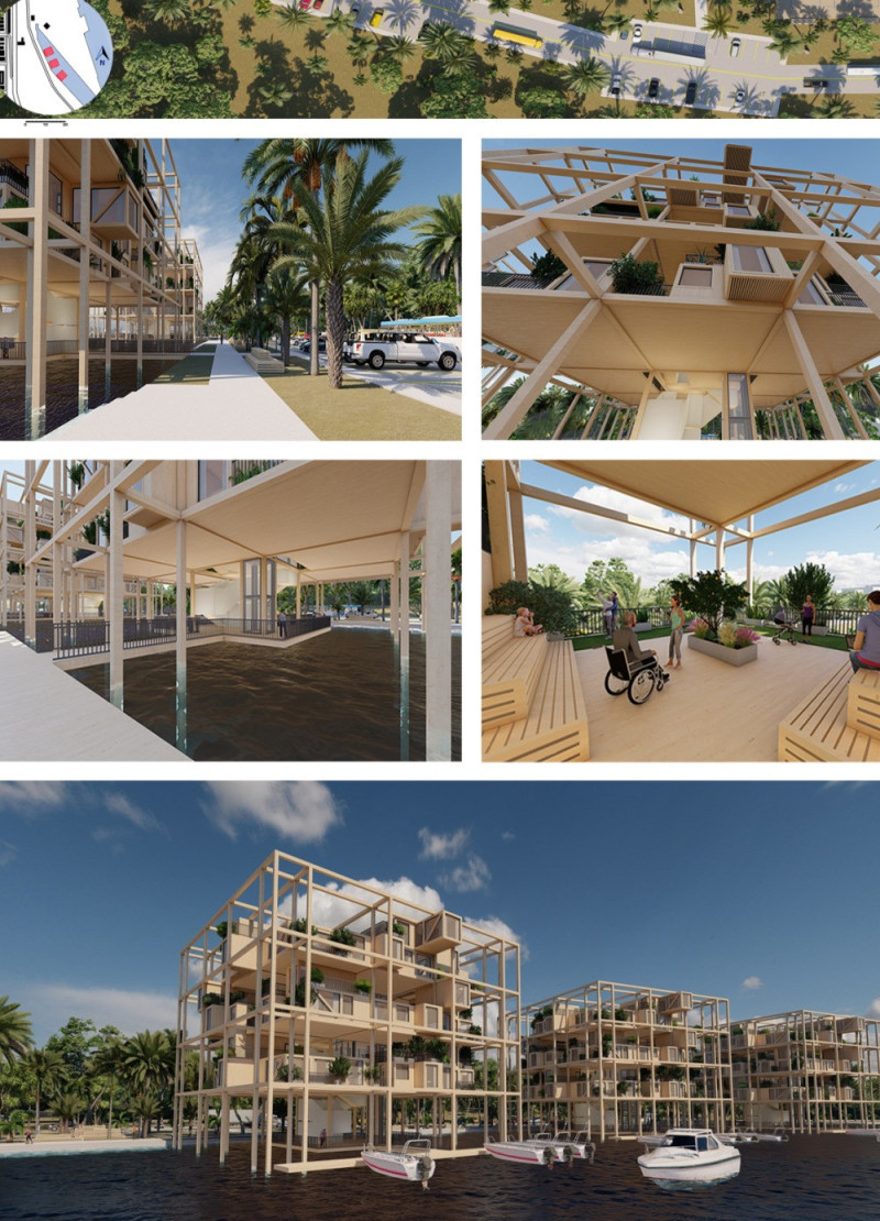 Charred Wooden Shingles and Sustainable Modular Units in Multifamily Urban Housing