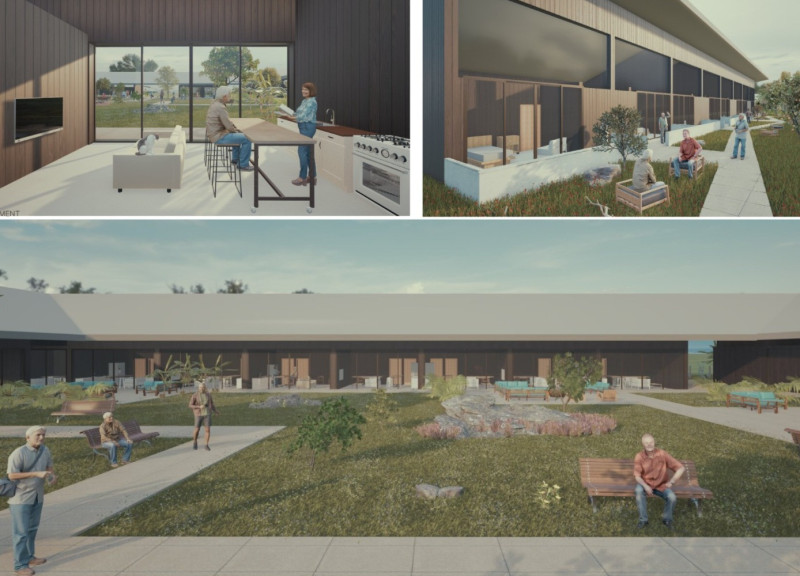 Rammed Earth Walls and Natural Ventilation in Senior Living Design