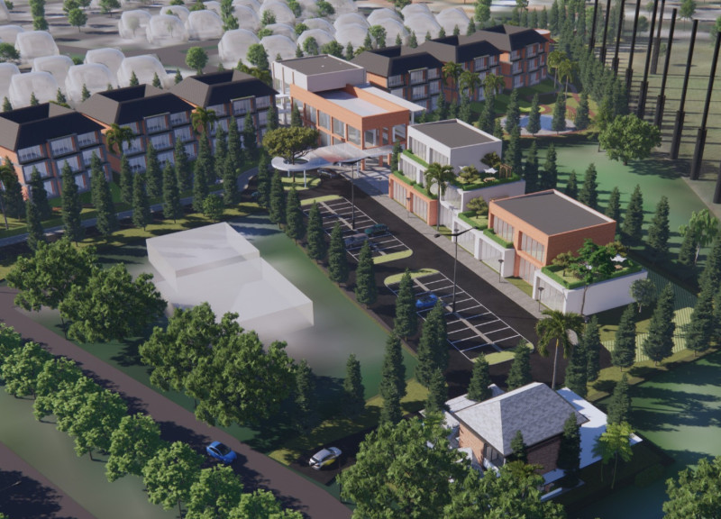 Charred Wooden Shingles and Glass Facades Enhance Community Living for Seniors