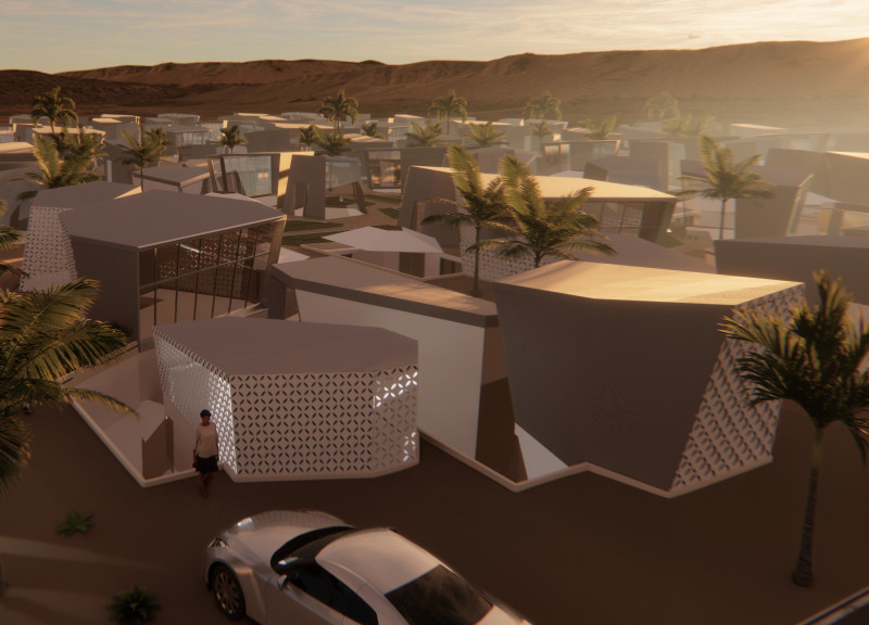 Porous Blocks and Natural Cooling Strategies in Resilient Residential Design