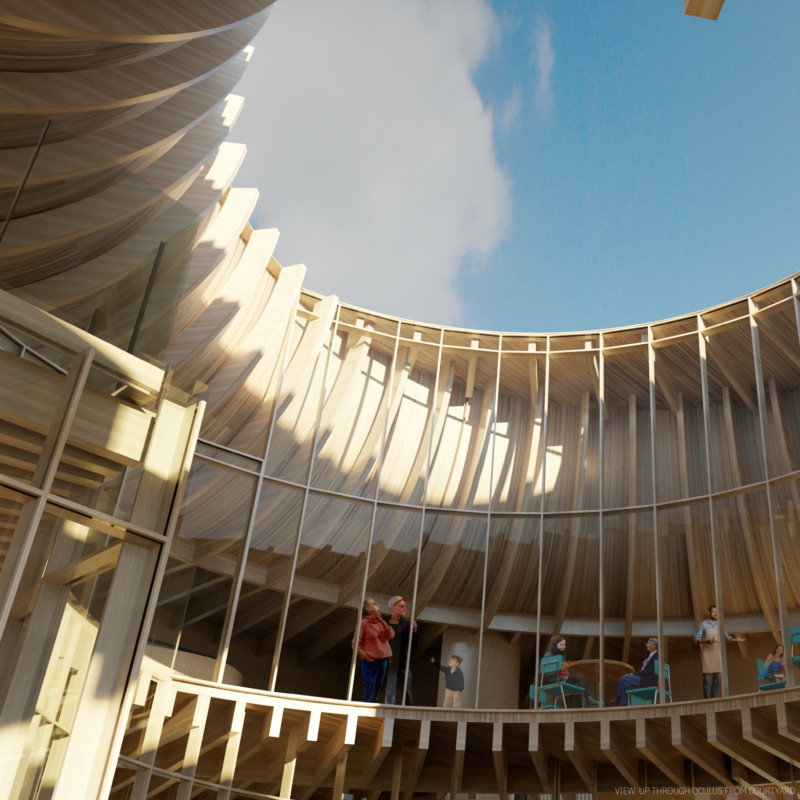 Charred Wooden Shingles and Laminated Timber Create a Serene Brewing and Wellness Retreat