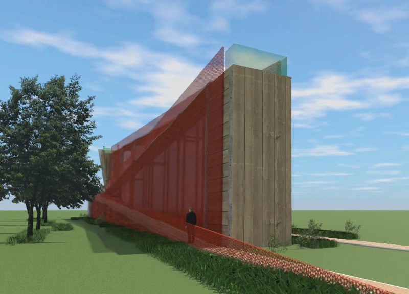 Perforated Metal Screens and Reclaimed Barnwood Enrich Community Facility in South Dakota