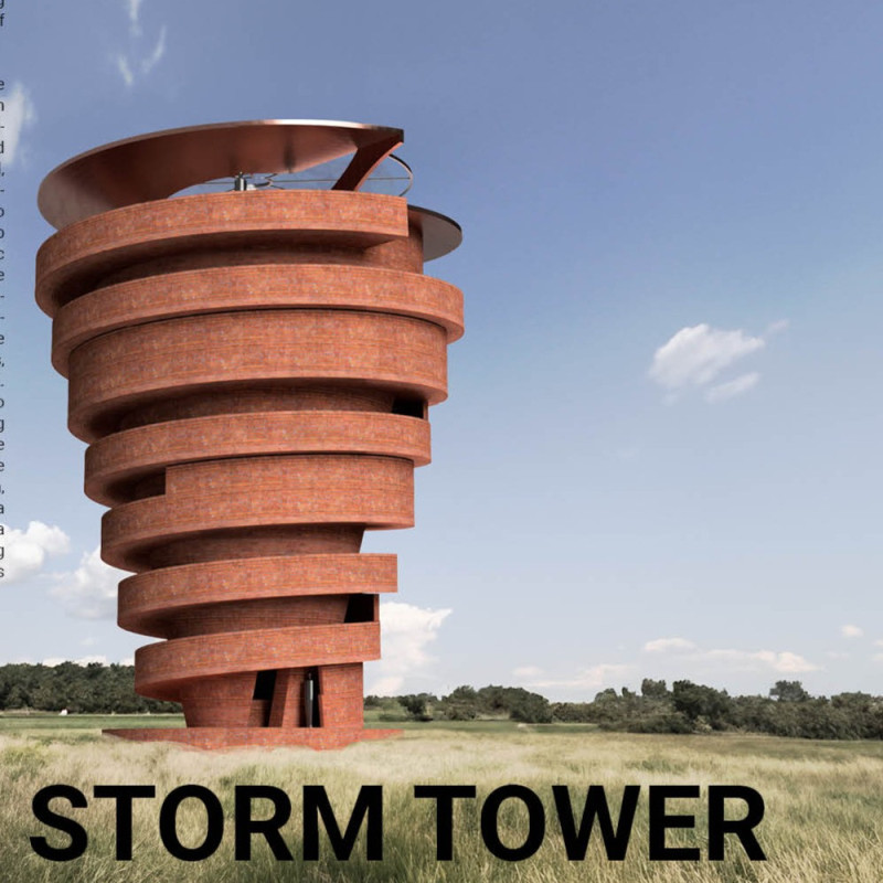 Vortex-Inspired Structure Combining Clay Brick and Community Engagement for Environmental Integration