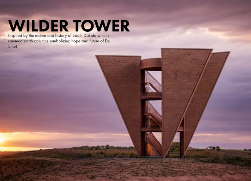 Rammed Earth Structure Embracing Bird-Inspired Geometry for Community Engagement