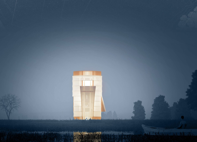 A Radial Tower Connecting Landscape and Cultural Narratives