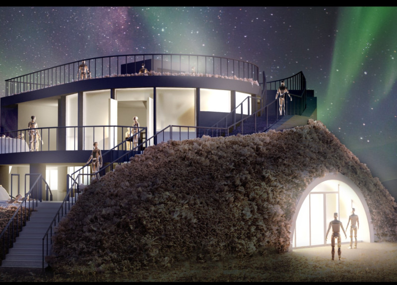 Charred Wooden Shingles and Cross-Laminated Timber Form a Sustainable Retreat Amid Iceland's Landscape