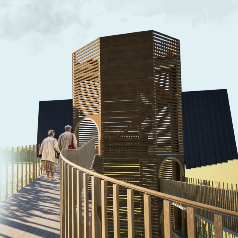 Lamelas and Local Timber Create a Unique Observation Experience Amid Indigenous Heritage