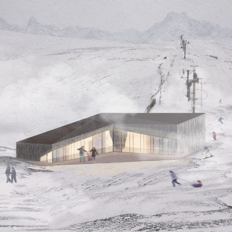 Lava-Based Concrete and Charred Wood Create a Multifunctional Hub in Icelandic Wilderness