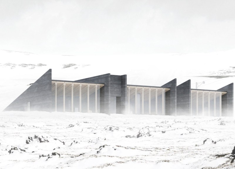 Rammed Earth Walls and Green Roofs Enhance Sustainability in Icelandic Ski Retreat