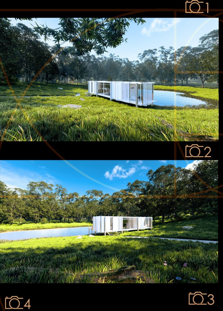 Balancing Natural Light with Cross-Laminated Timber and Charred Shingles in a Modern Residential Space