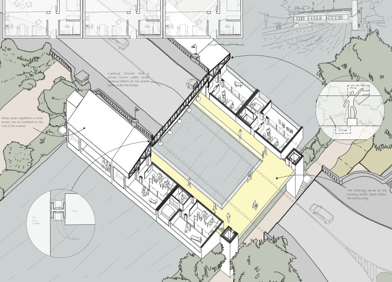 Charred Wooden Shingles and Cross-Laminated Timber Panels Shape Flexible Community Living Along a Riverfront