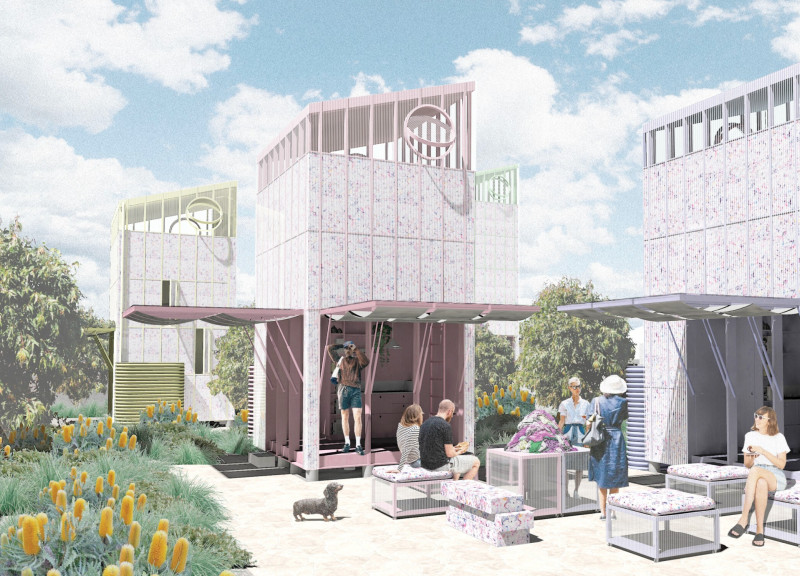 Textile Insulation Microhomes Utilizing Recycled Materials for Urban Living