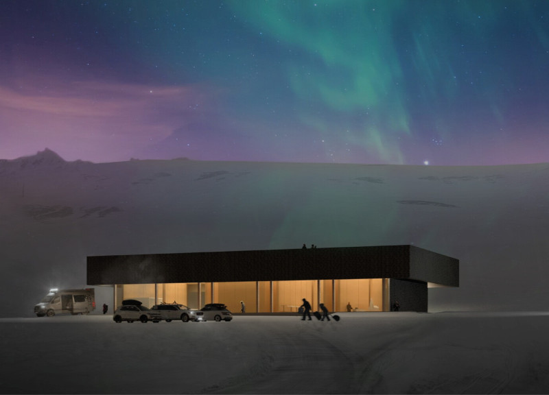 Magma Stone Facade and Sitka Spruce Interiors Define a Sustainable Ski Retreat