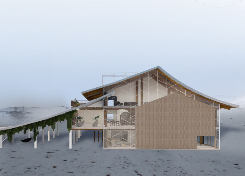 Charred Wood Shingles and Plywood Form a Tranquil Retreat in Iceland's Landscape