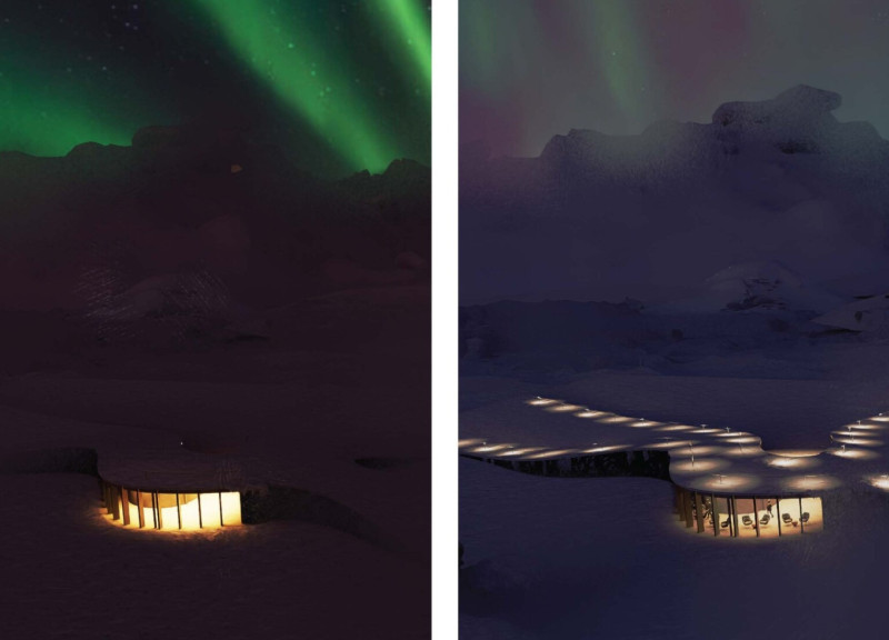 Curvilinear Design Featuring Local Stone and Thermal Mass in a Sustainable Retreat