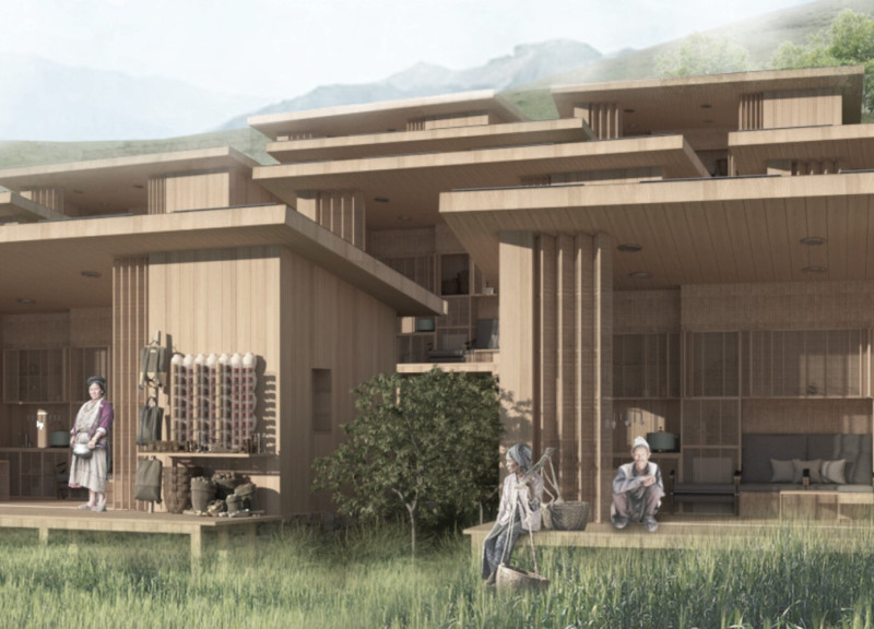 Bamboo Framework and Solar Integration in Resilient Micro-Housing Solutions