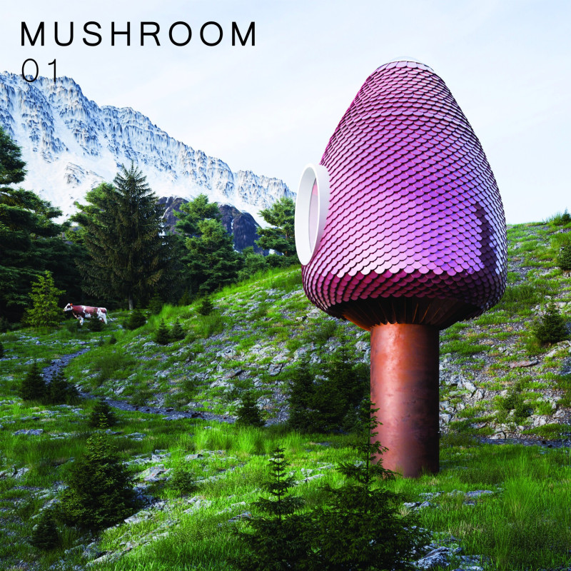 Elevated Structure Featuring Composite Gills and Solar Tiles for Sustainable Living