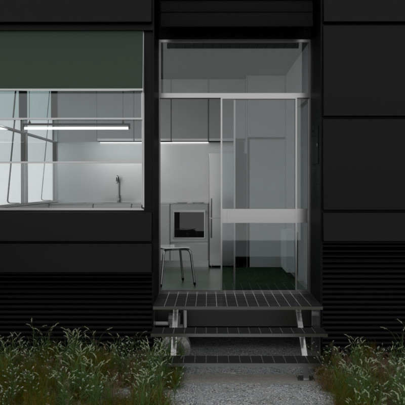 Modular Community Living Enhanced by Sustainable Steel Frameworks and Solar Integration