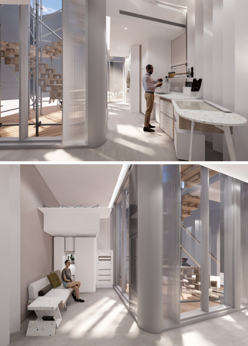 Modular Housing Powered by Solar Energy and Crafted from Recycled Materials