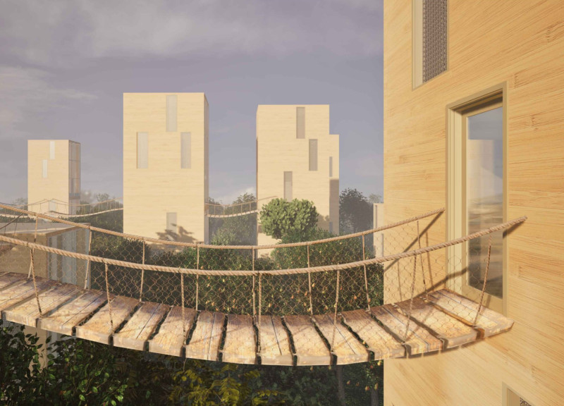 Suspended Gardens and Living Walls Enhanced by Steel Framework in Vertical Urban Living