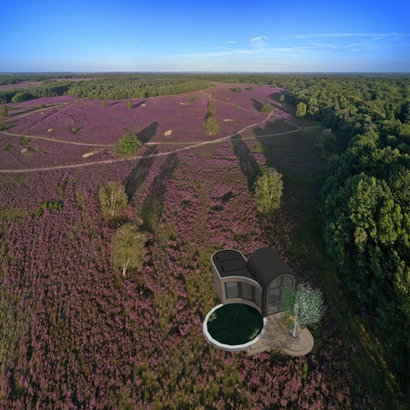 Cross-Laminated Timber and Clay Plaster Create a Sustainable Microhabitat Embracing Aquaponics