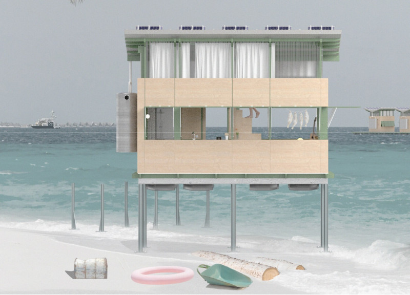 Elevated Structure of Polycarbonate and Local Timber for Sustainable Housing in Tuvalu