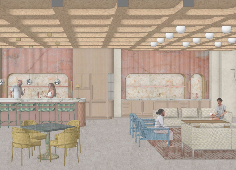 Biophilic Design with Natural Light and Flexible Spaces Utilizing Marble and Glass