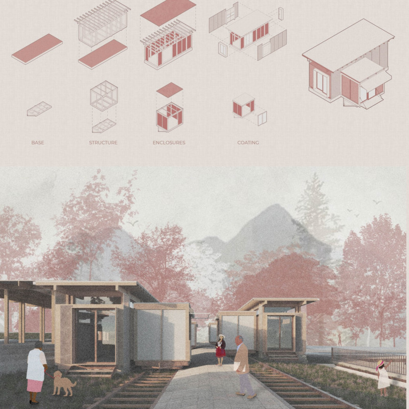 Modular Community Spaces Enhanced by Translucent Panels and Sustainable Timber Construction