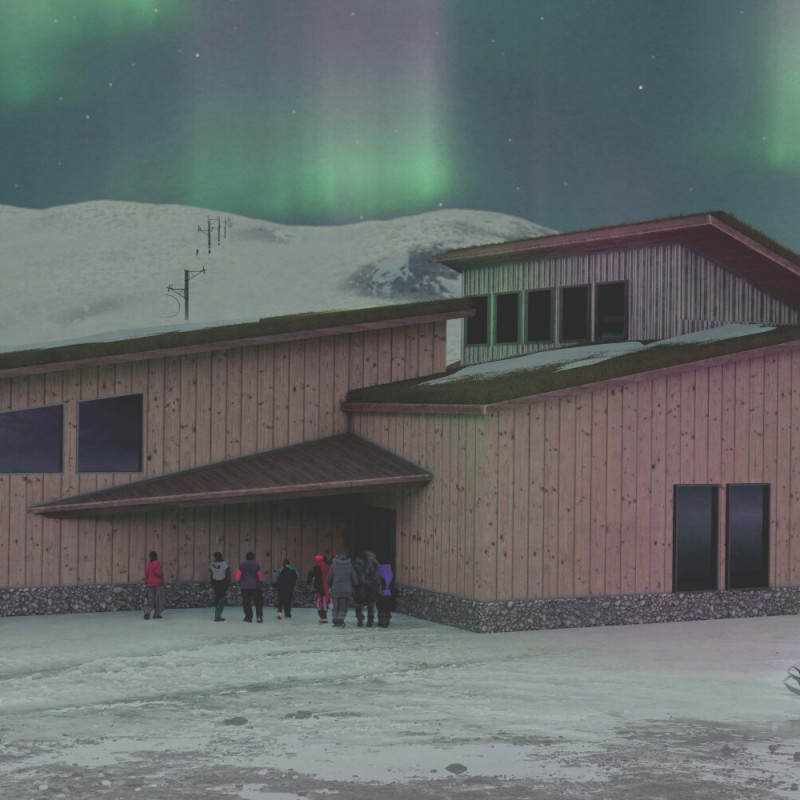 Charred Wooden Shingles and Natural Ventilation in a Modern Community Center